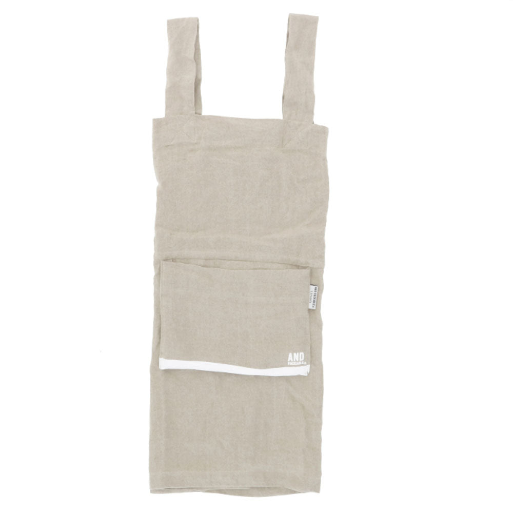 ノーブランド No Brand アンドパッカブル andpackable キッズリネンエプロン,リネン.ナチュラル