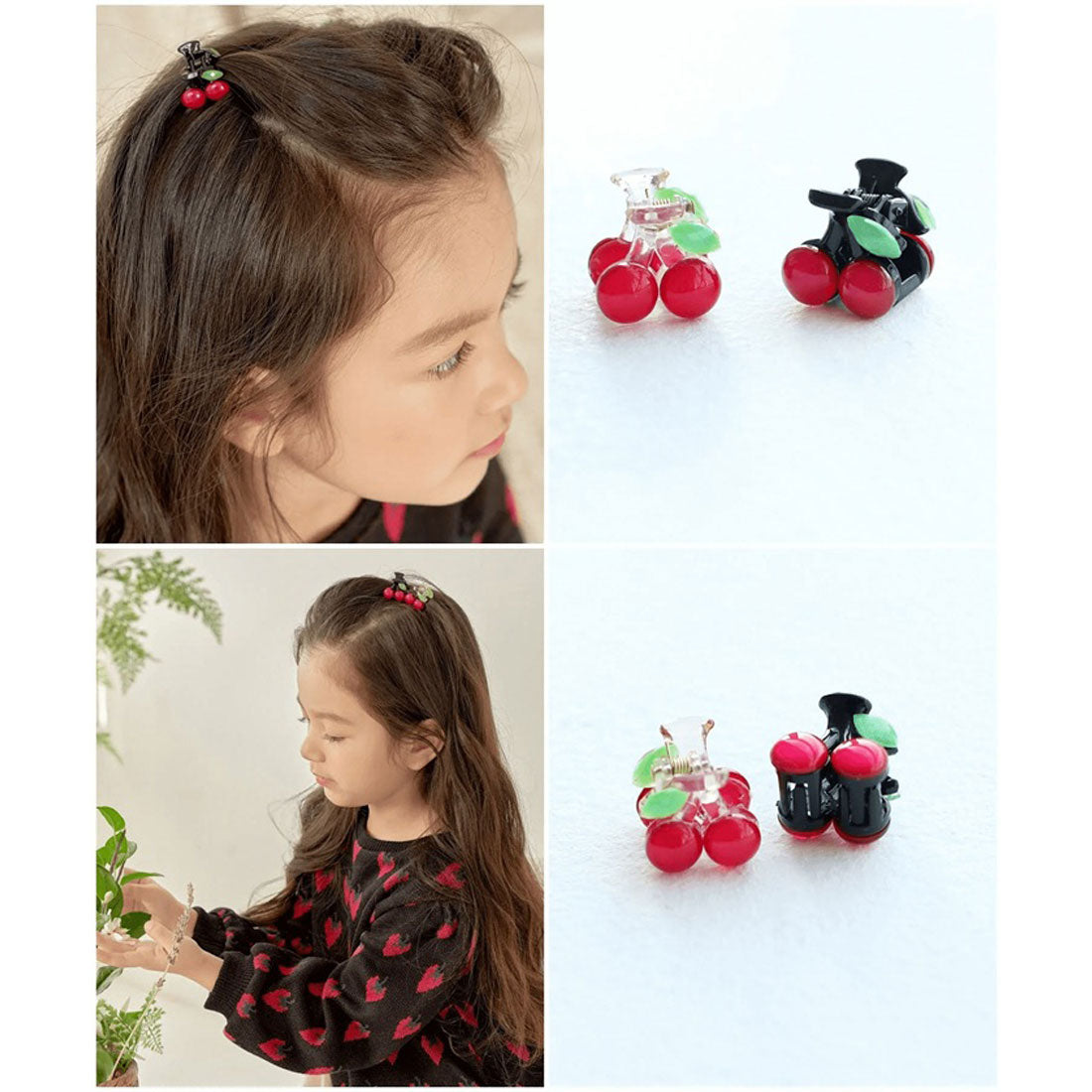 バックヤードファミリー BACKYARD FAMILY Rora ペアチェリー ヘアクリップ 2個セット （マルチカラー） マルチカラー