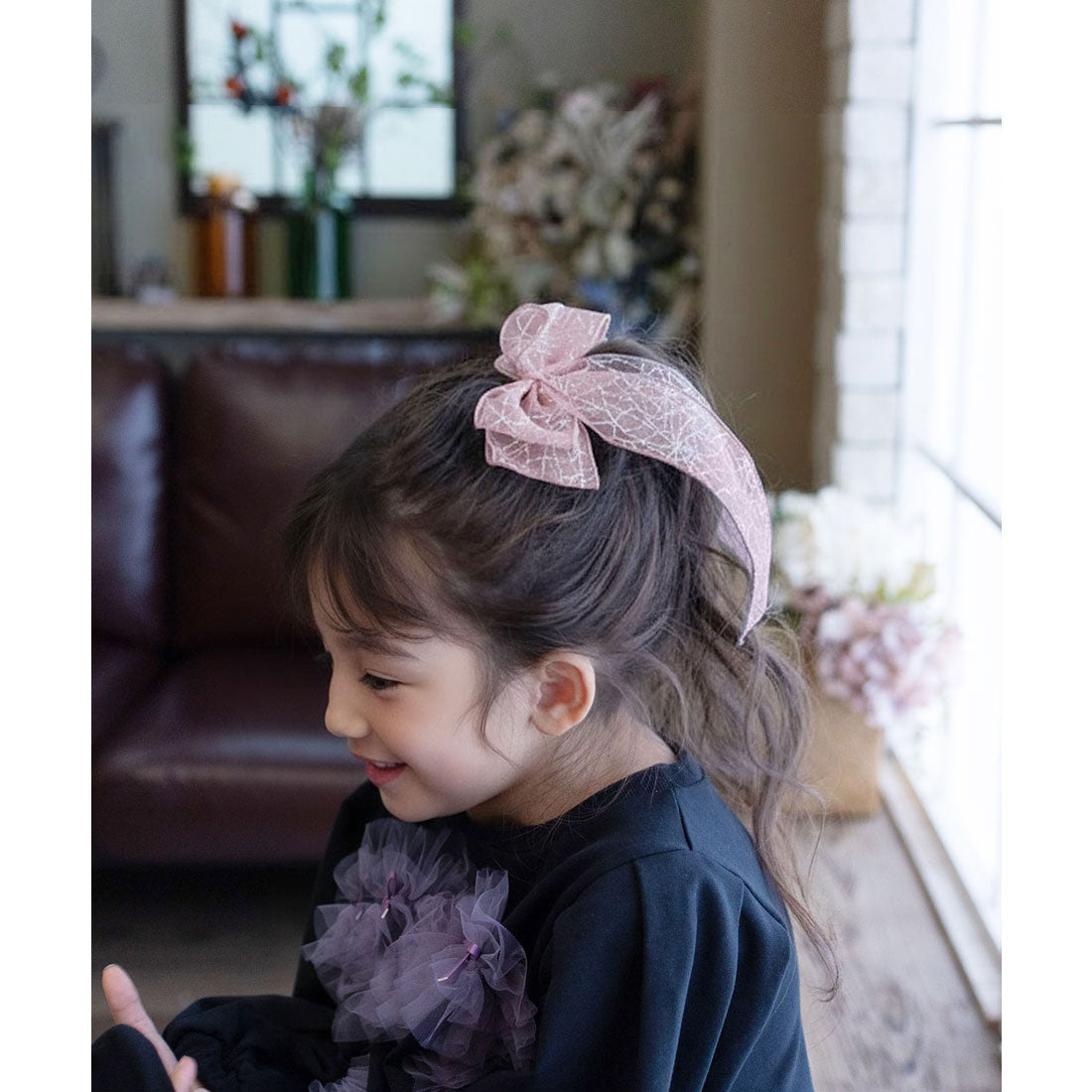 バックヤードファミリー BACKYARD FAMILY Rora きらり ヘアクリップ （グレー） グレー