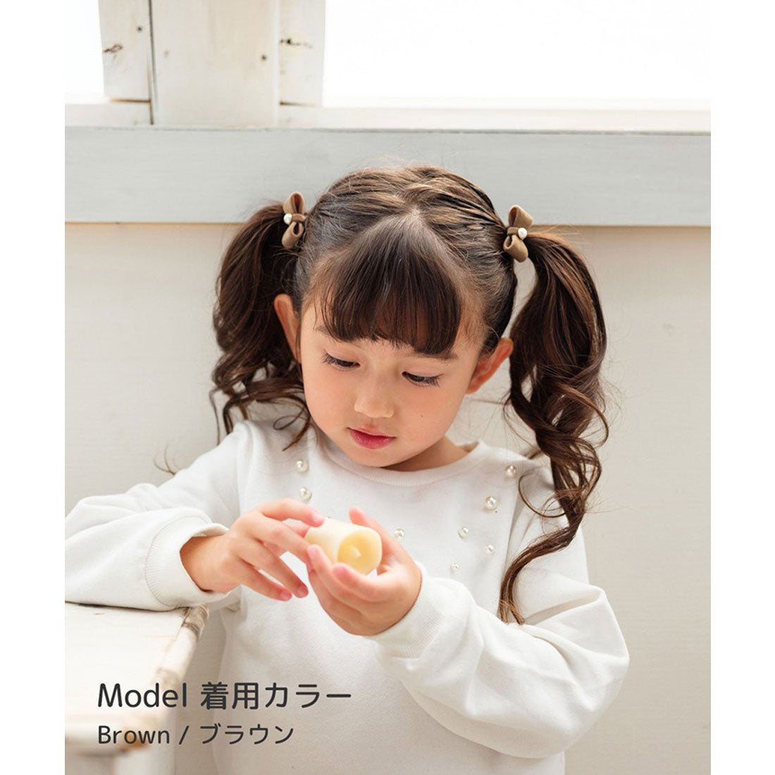 バックヤードファミリー BACKYARD FAMILY Rora ベル ヘアクリップ 2個セット （ブラック） ブラック