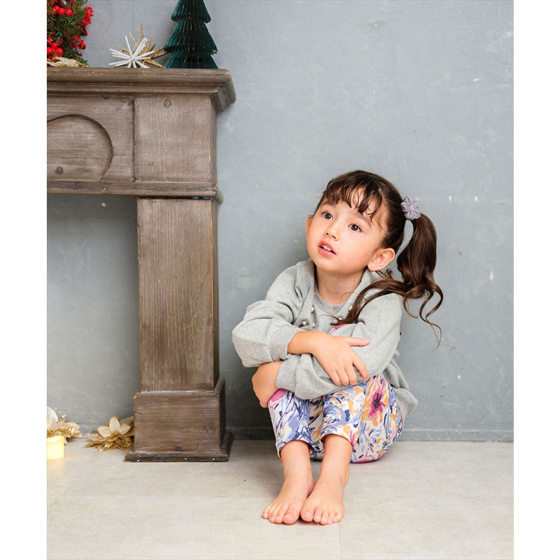 バックヤードファミリー BACKYARD FAMILY Rora ブルーム ニット ヘアクリップ 2個セット （マルチカラー） マルチカラー