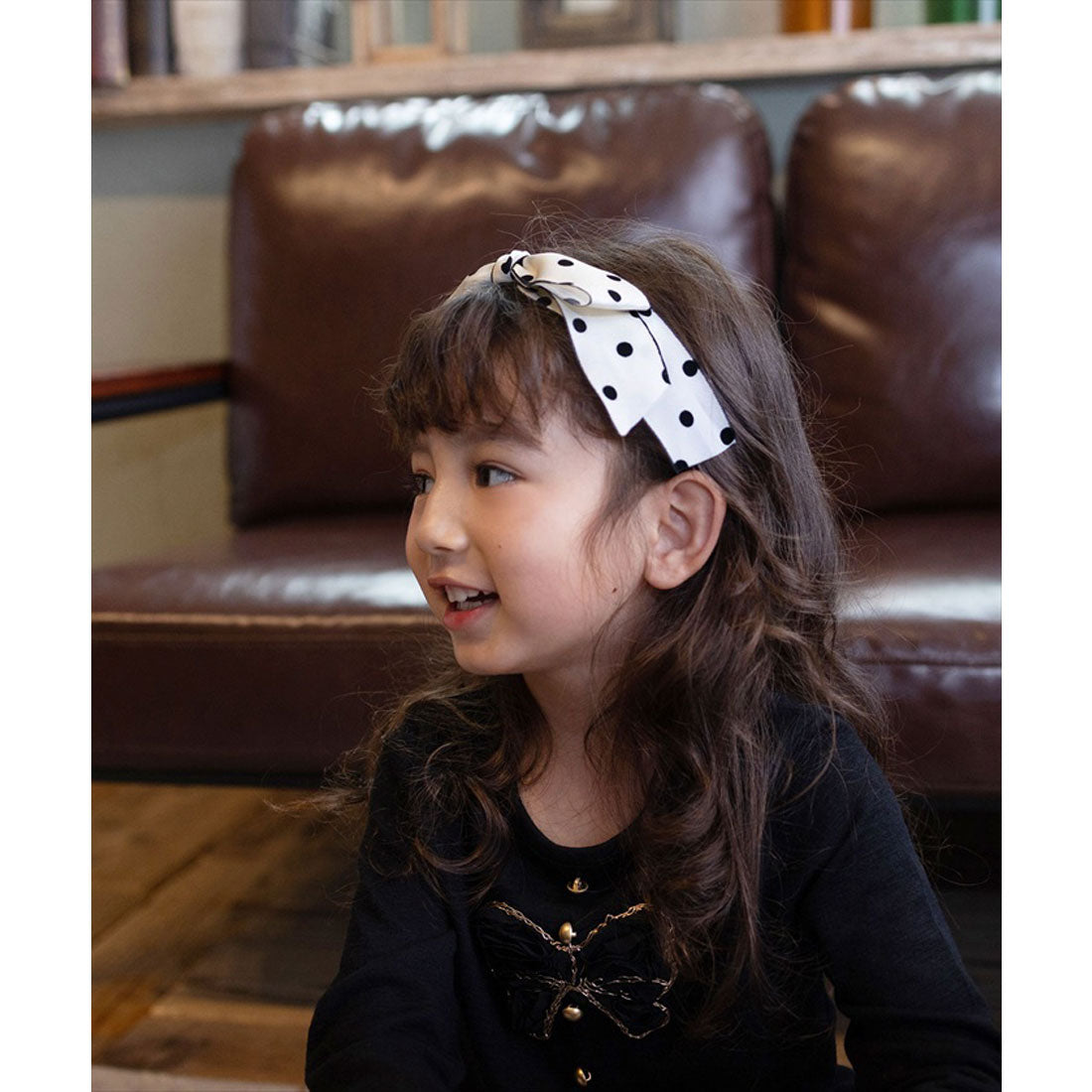 バックヤードファミリー BACKYARD FAMILY Rora プティ ドット カチューシャ （アイボリー） アイボリー