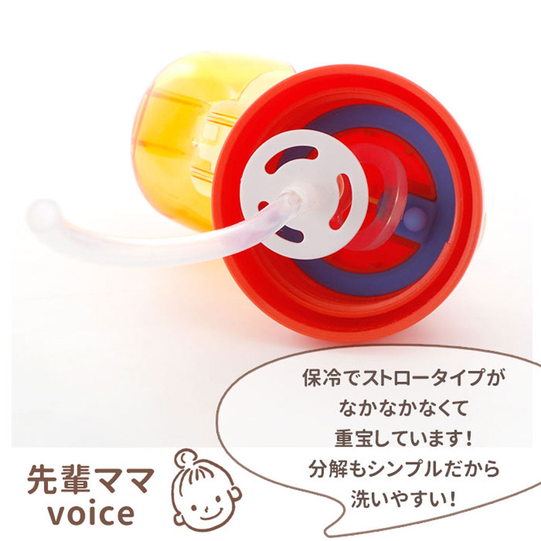BACKYARD FAMILY 3D One-Push Straw Bottle SSPV4 [Non-returnable item]