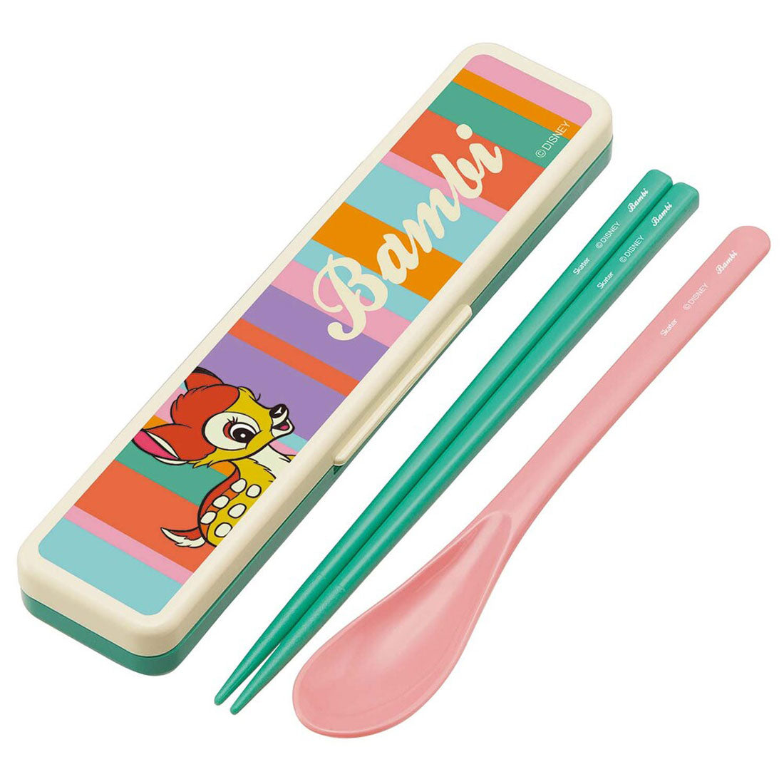 バックヤードファミリー BACKYARD FAMILY Skater コンビセット 箸 スプーン 【返品不可商品】,レトロ/バンビ