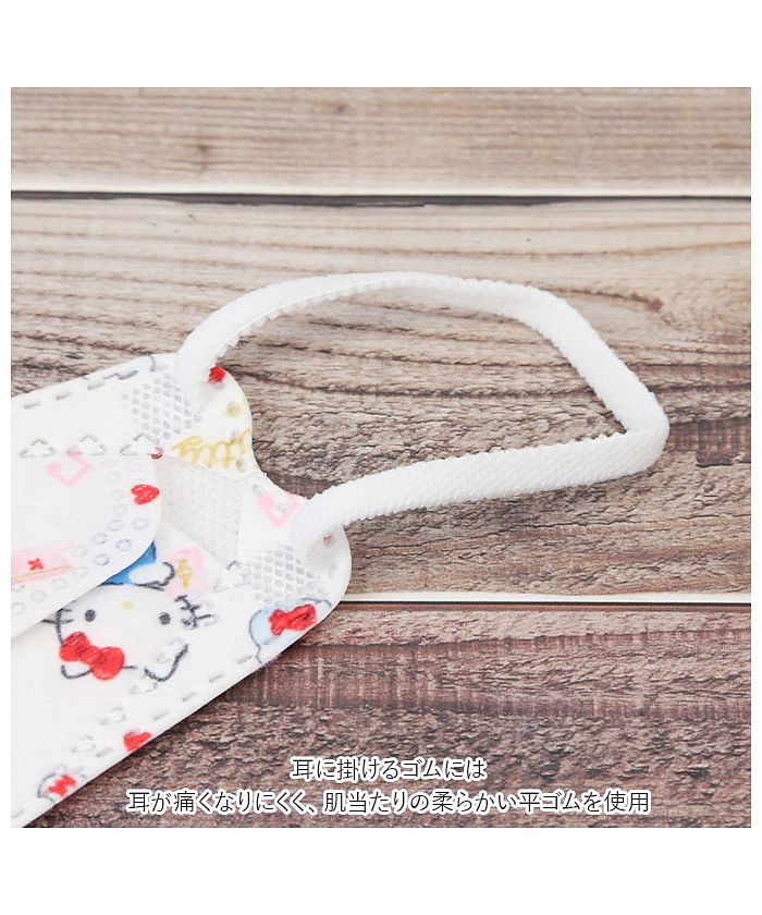 BACKYARD FAMILY High-Performance Non-Woven 3D Mask for Children, 5 Pieces MSKSH3