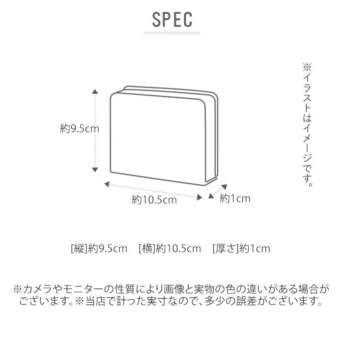 ノーブランド No Brand DomTeporna 牛革 二つ折り財布