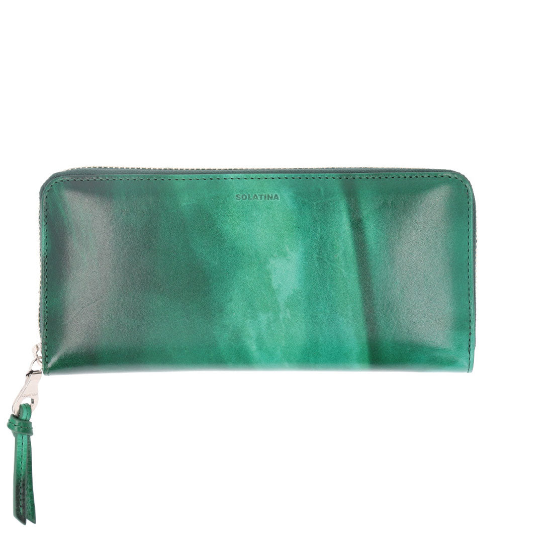 バックヤードファミリー BACKYARD FAMILY 財布 SOLATINA マーブルレザーラウンドウォレット （グリーン） グリーン