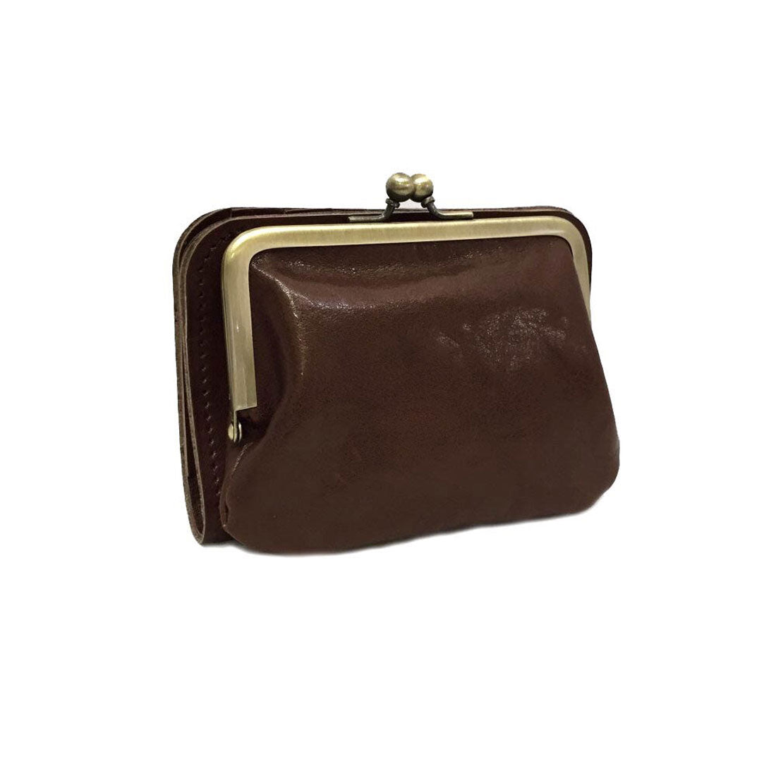 バックヤードファミリー BACKYARD FAMILY Lien リアン コルドがま口2つ折れウォレット （BROWN） BROWN
