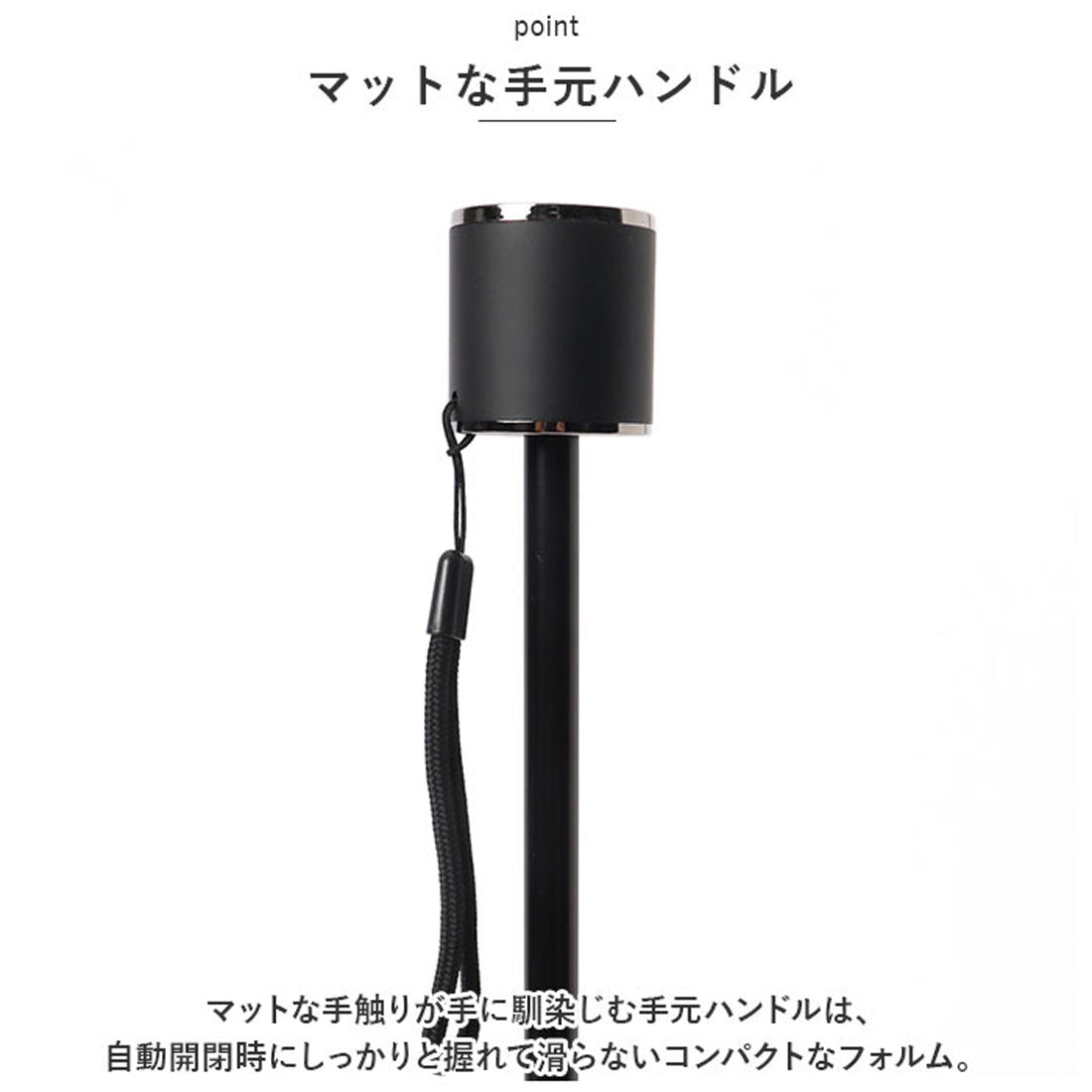 バックヤードファミリー BACKYARD FAMILY MENS 55cm ファストシャット 形状記憶 折りたたみ傘 （ネイビー） ネイビー