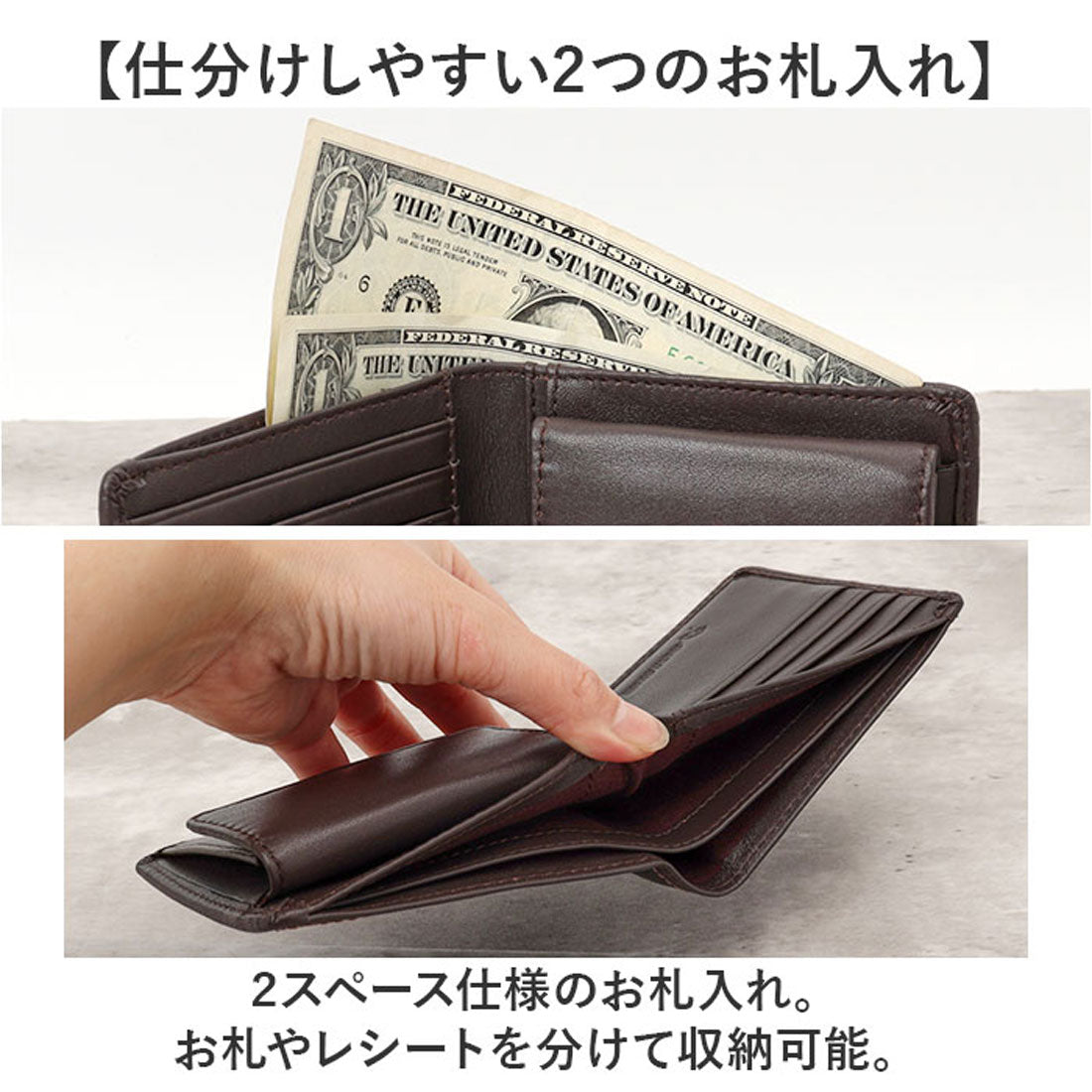 バックヤードファミリー BACKYARD FAMILY ArnoldPalmer 二つ折り財布 （BROWN） BROWN