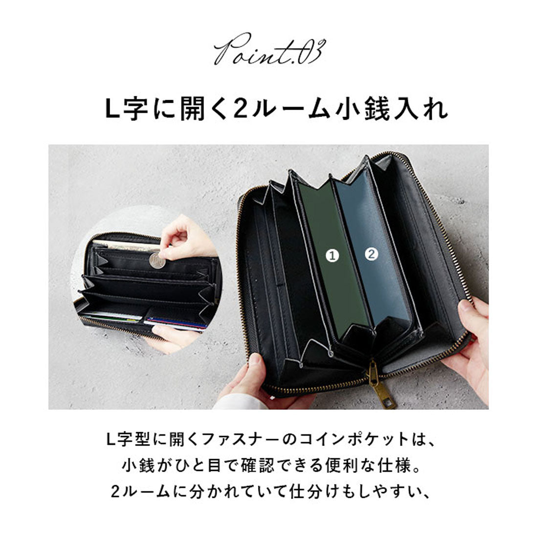 バックヤードファミリー BACKYARD FAMILY OUTDOOR アウトドア 長財布 （シンプルロゴBK） シンプルロゴBK