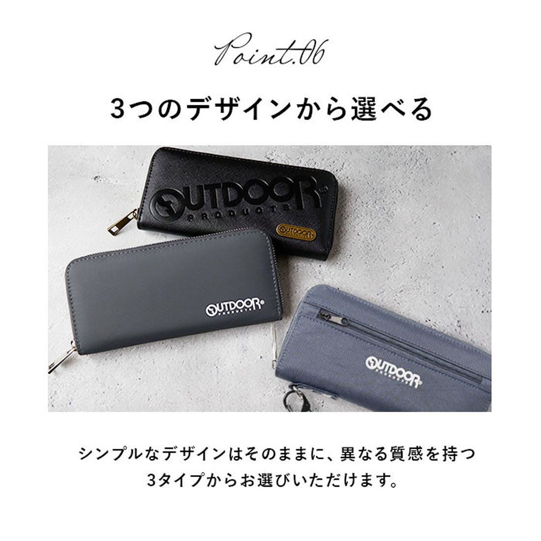 バックヤードファミリー BACKYARD FAMILY OUTDOOR アウトドア 長財布 （シンプルロゴBK） シンプルロゴBK