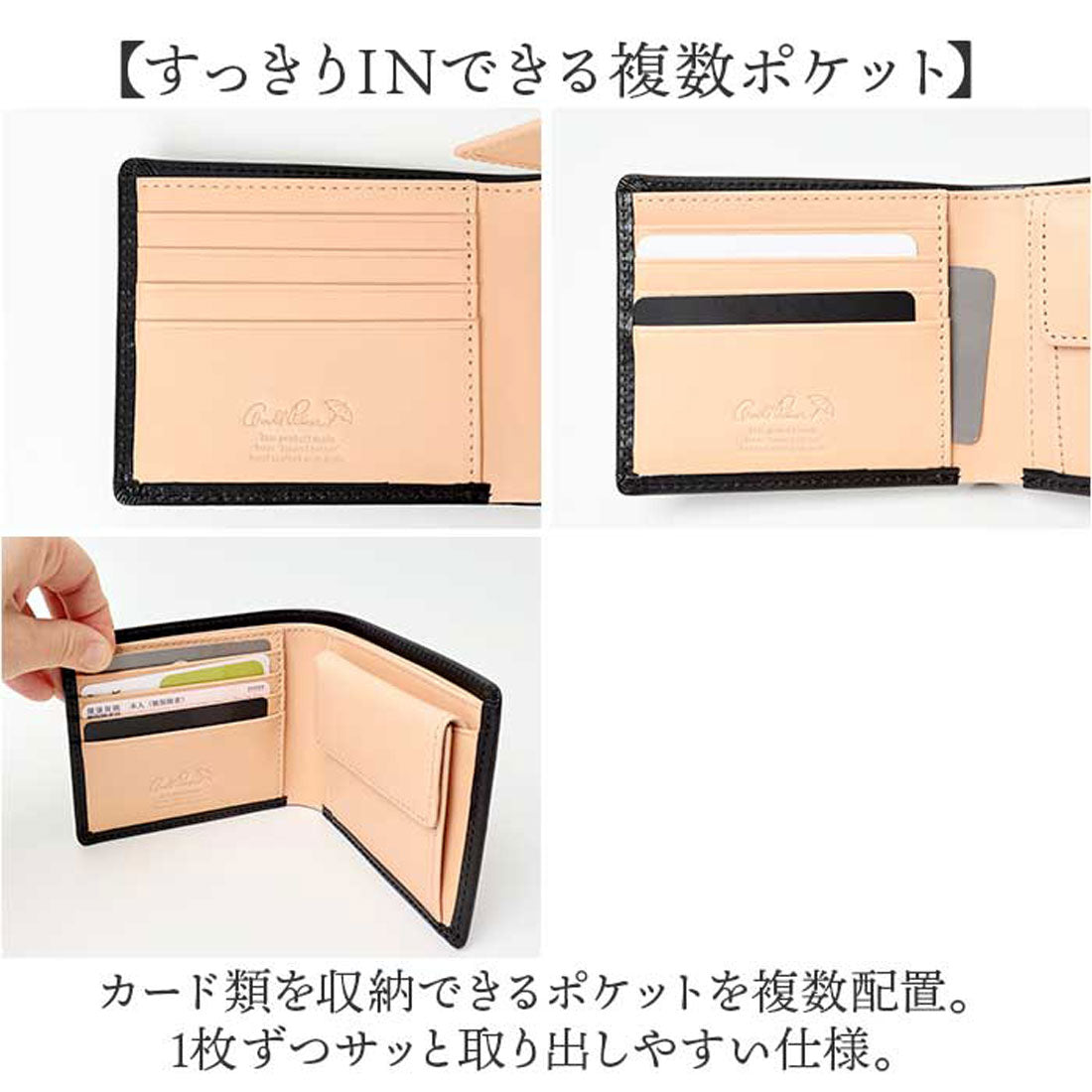 バックヤードファミリー BACKYARD FAMILY ArnoldPalmer 二つ折り財布 （CAMEL） CAMEL