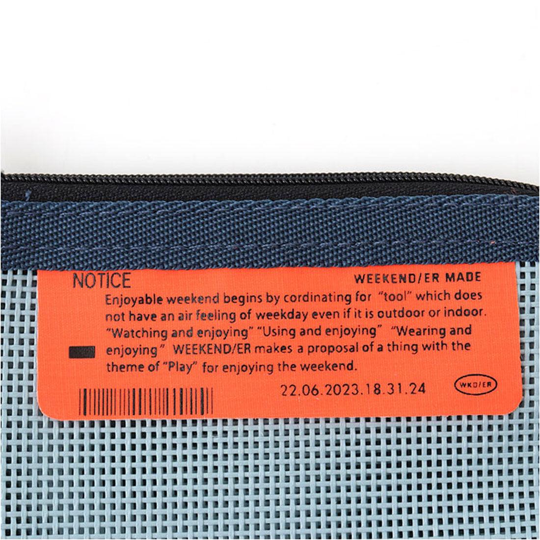 バックヤードファミリー BACKYARD FAMILY WEEKENDER PVC MESH MULTI CASE （03.ORANGE） 03.ORANGE