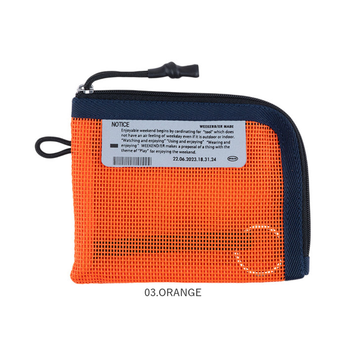 バックヤードファミリー BACKYARD FAMILY WEEKENDER PVC MESH MULTI CASE （03.ORANGE） 03.ORANGE