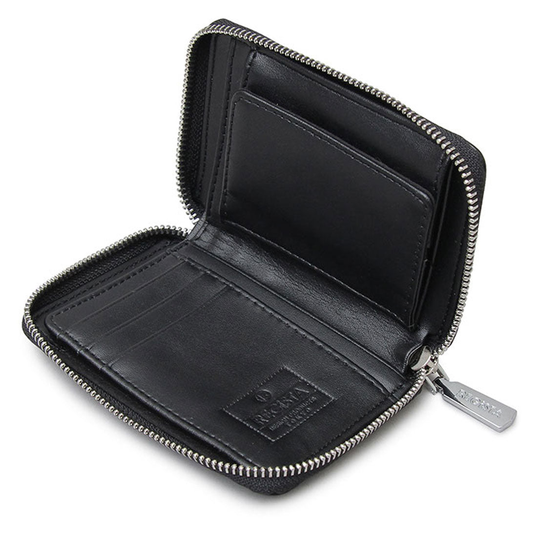 バックヤードファミリー BACKYARD FAMILY REGiSTA SPLIT LEATHER BILLFOLD WALLET （BLACK） BLACK