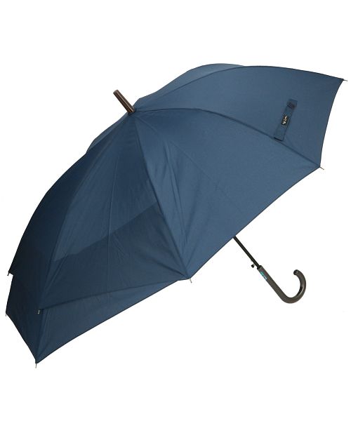 バックヤードファミリー BACKYARD FAMILY amusant sous la pluie 伸びる傘 60cm BACK PROTECT,ネイビー/ネイビー