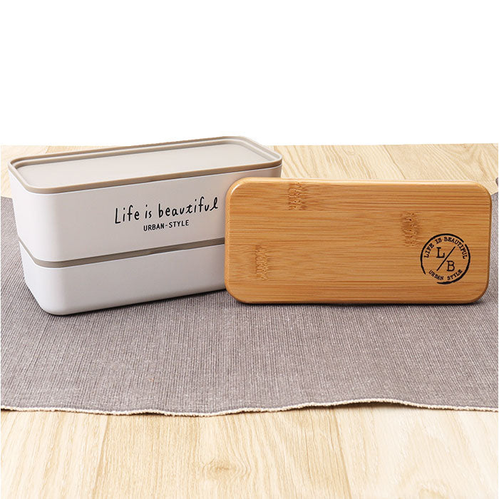 バックヤードファミリー BACKYARD FAMILY LIFE IS BEAUTIFUL L/B 長角ネストランチ バンブー 730ml （ホワイト） ホワイト