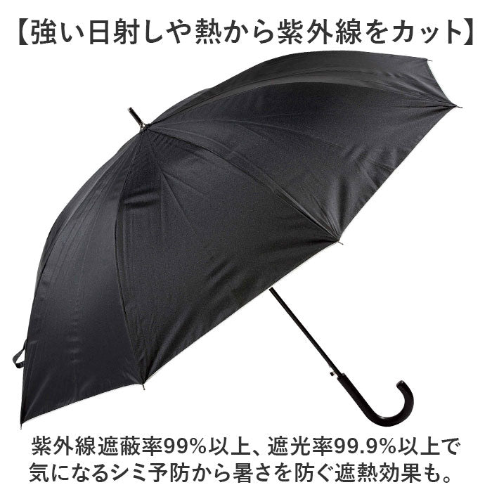 バックヤードファミリー BACKYARD FAMILY 晴雨兼用傘 ブラックコーティング 65cm 長傘 （ホワイト） ホワイト