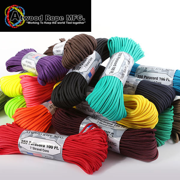No Brand Atwood Rope MFG ATWOOD ROPE MFG. Paracord 100 feet plain