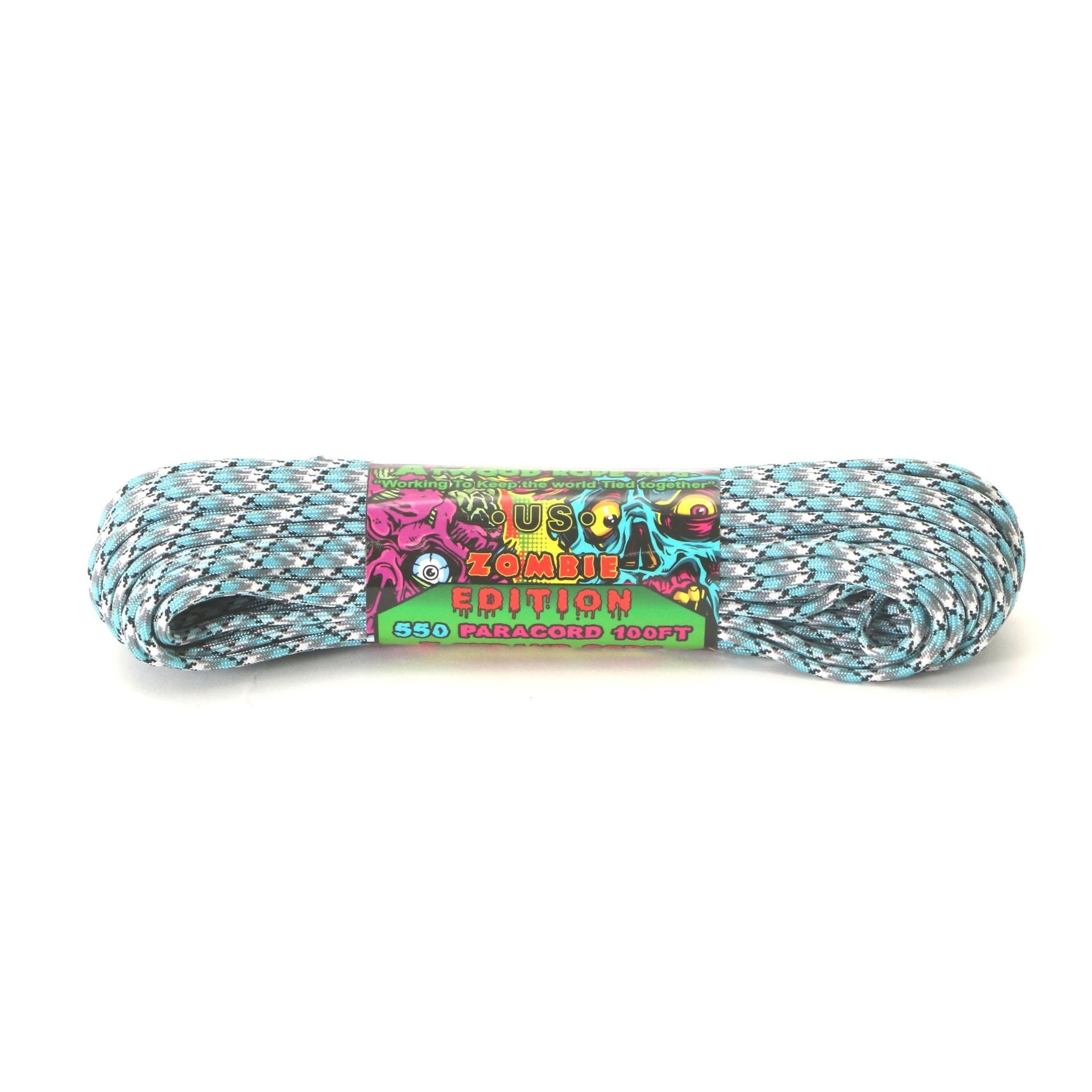 No Brand Atwood Rope MFG ATWOOD ROPE MFG. Paracord 100ft ZOMBIE EDITION