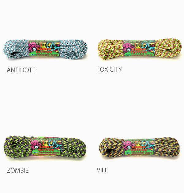 No Brand Atwood Rope MFG ATWOOD ROPE MFG. Paracord 100ft ZOMBIE EDITION
