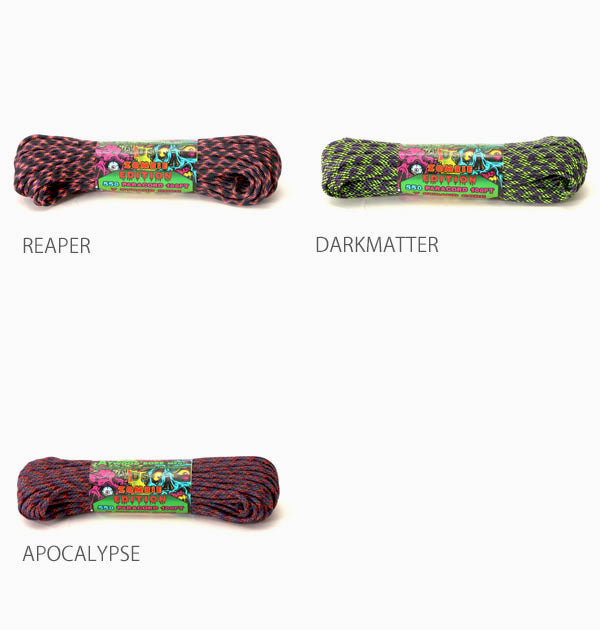No Brand Atwood Rope MFG ATWOOD ROPE MFG. Paracord 100ft ZOMBIE EDITION