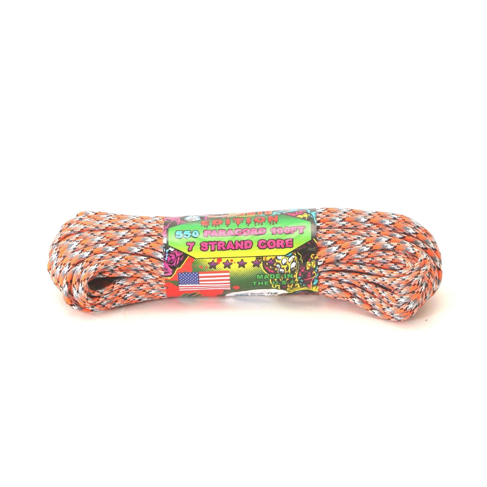 No Brand Atwood Rope MFG ATWOOD ROPE MFG. Paracord 100ft ZOMBIE EDITION