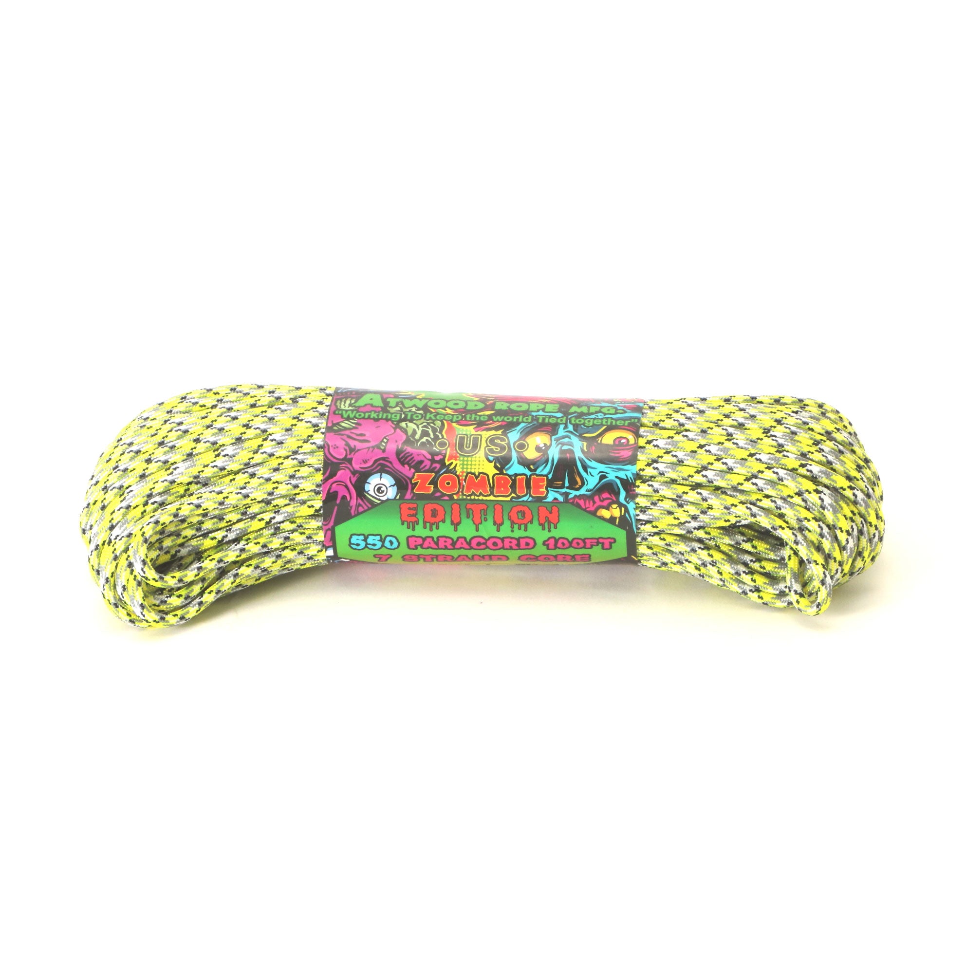 ノーブランド No Brand アトウッド・ロープ MFG ATWOOD ROPE MFG. パラコード 100フィート ZOMBIE EDITION,INFECTION
