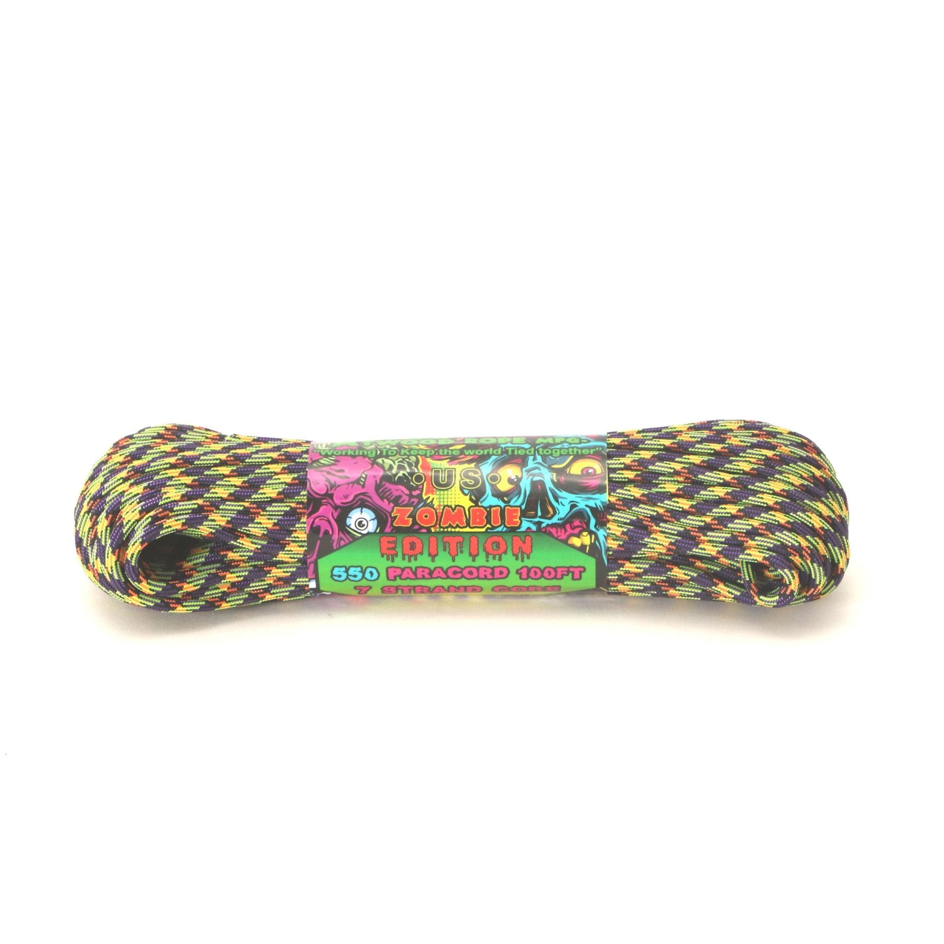 No Brand Atwood Rope MFG ATWOOD ROPE MFG. Paracord 100ft ZOMBIE EDITION