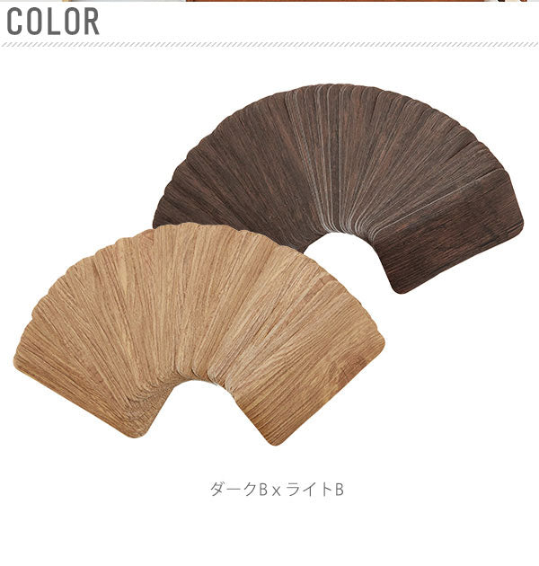 ノーブランド No Brand コジット おしゃれに見える木目調ステッカー
