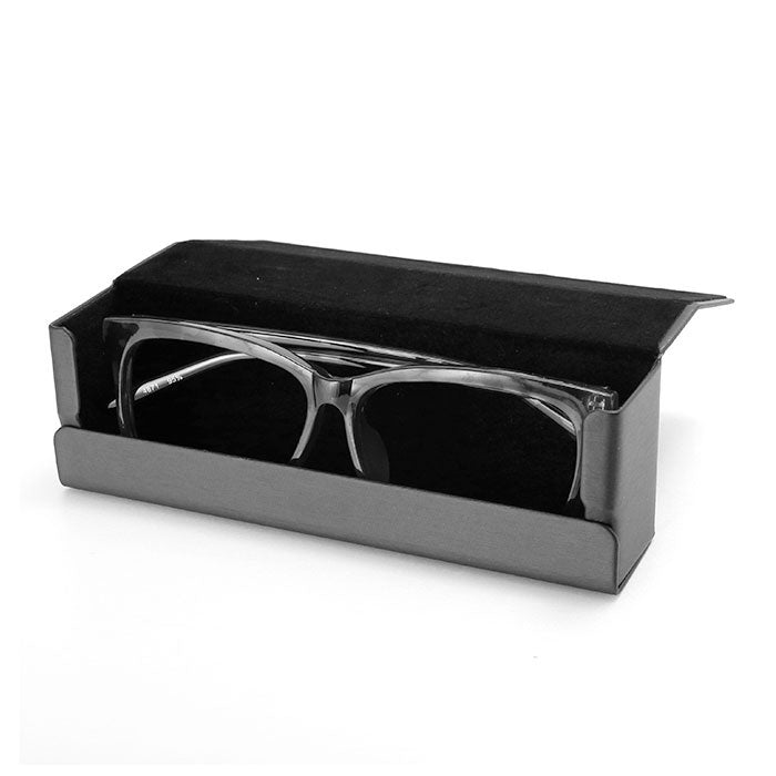 ノーブランド No Brand 眼鏡ケース 2451 メタルハード マグネット式