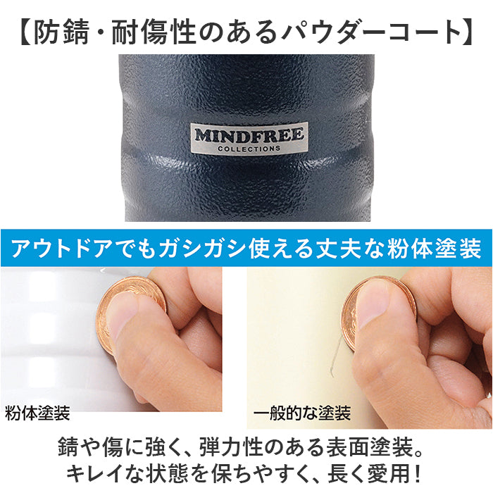 バックヤードファミリー BACKYARD FAMILY MINDFREE ステンレスボトル 700ml （ネイビー） ネイビー
