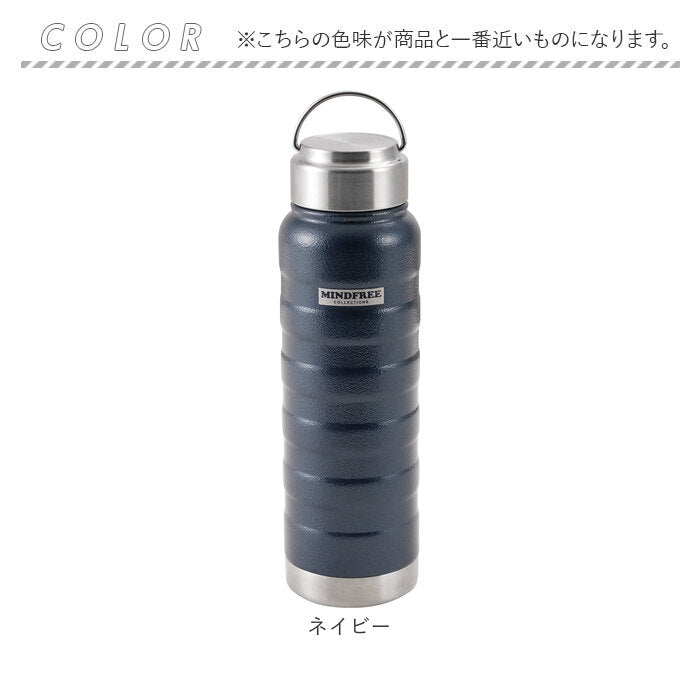 バックヤードファミリー BACKYARD FAMILY MINDFREE ステンレスボトル 700ml （ネイビー） ネイビー