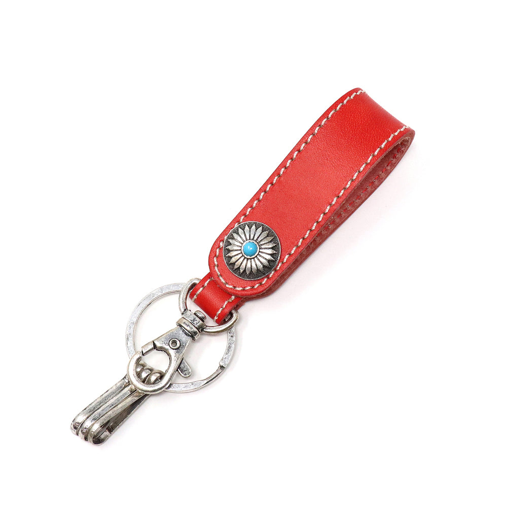BACKYARD FAMILY Keychain with Concho