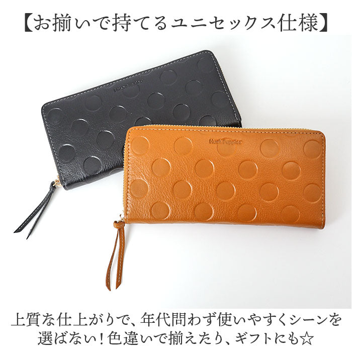 バックヤードファミリー BACKYARD FAMILY Hush Puppies ラウンドファスナー 長財布 （チョコ） チョコ