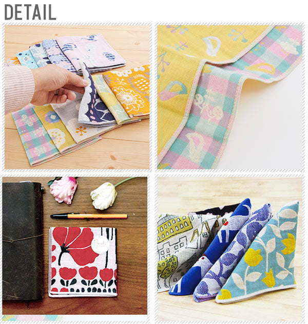 No Brand Pocchi Triple-ply gauze pocket handkerchief