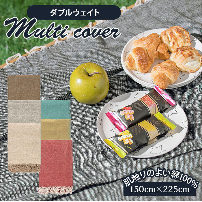 ノーブランド No Brand ダブルウェイト マルチカバー 225x150