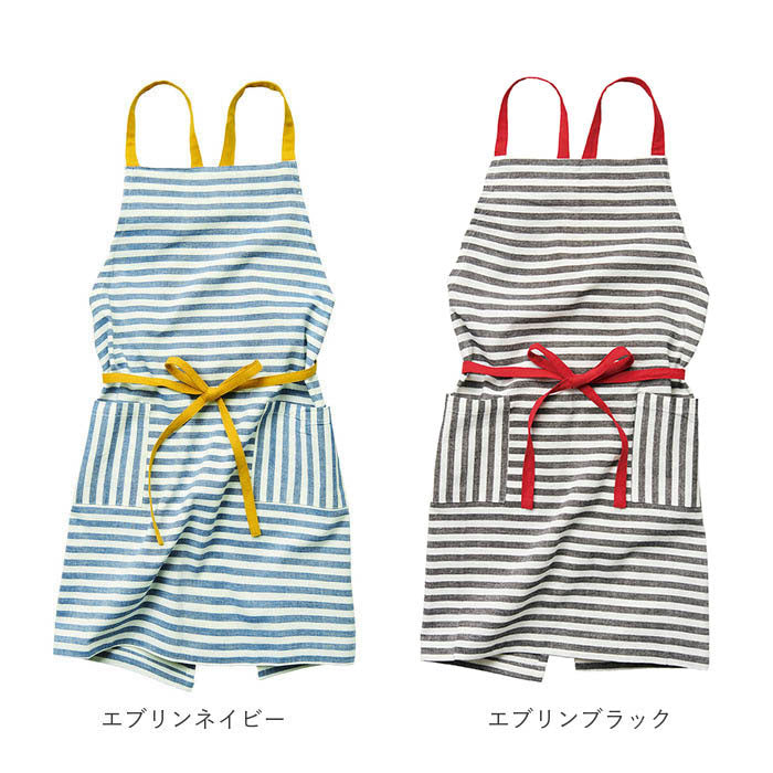ノーブランド No Brand habituel 前結び デイリー エプロン