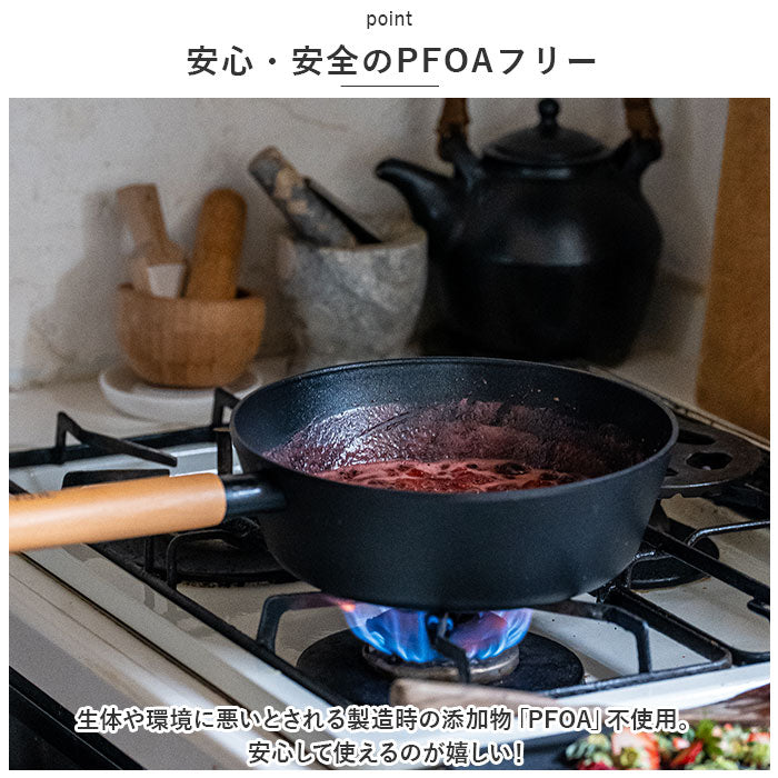 バックヤードファミリー BACKYARD FAMILY TIDA チタン＆ダイヤモンド コーティング 24cm マルチパン （グレー） グレー