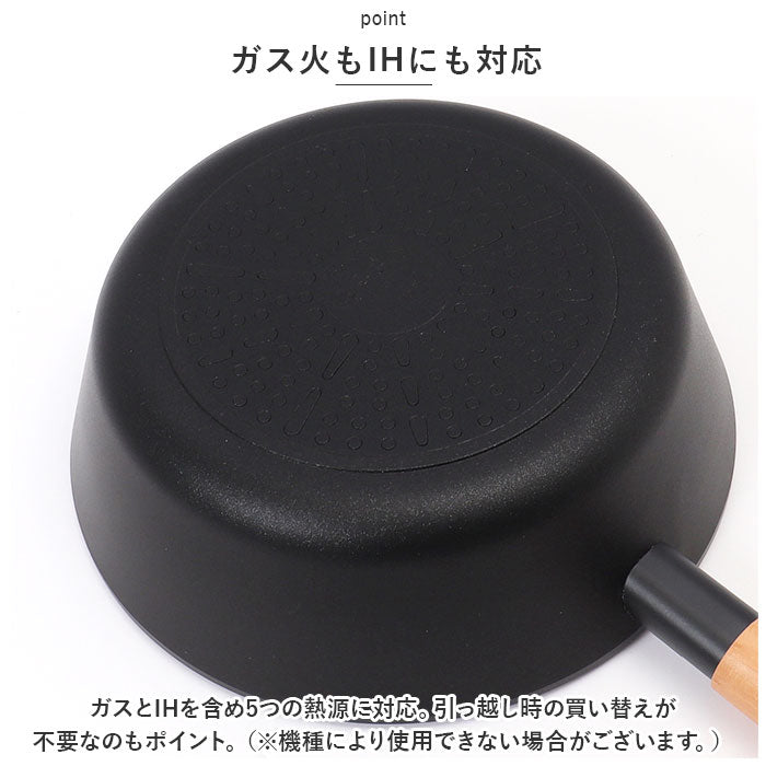 バックヤードファミリー BACKYARD FAMILY TIDA チタン＆ダイヤモンド コーティング 24cm マルチパン （グレー） グレー
