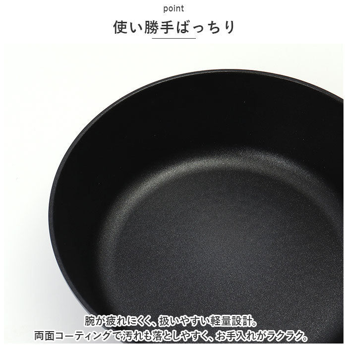 バックヤードファミリー BACKYARD FAMILY TIDA チタン＆ダイヤモンド コーティング 24cm マルチパン （グレー） グレー