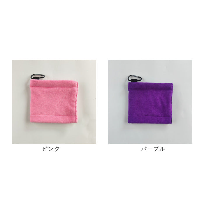 バックヤードファミリー BACKYARD FAMILY ゴルフ ボールクリーナー カラビナ付き （グリーン） グリーン