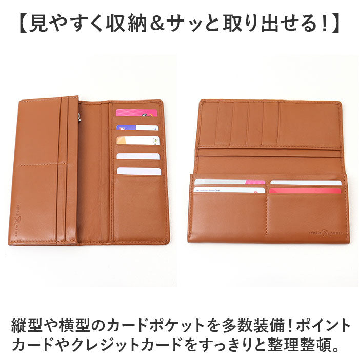 バックヤードファミリー BACKYARD FAMILY Arnold Palmer 羊革 ロングウォレット 二つ折り 長財布 （ブラウン） ブラウン