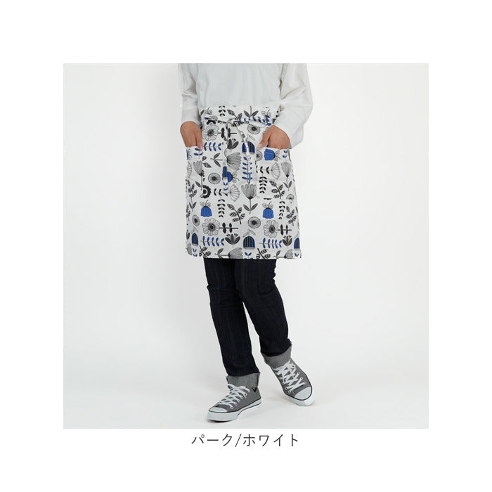 バックヤードファミリー BACKYARD FAMILY Fika ギャルソンエプロン （ビブロ/グリーン） ビブロ/グリーン