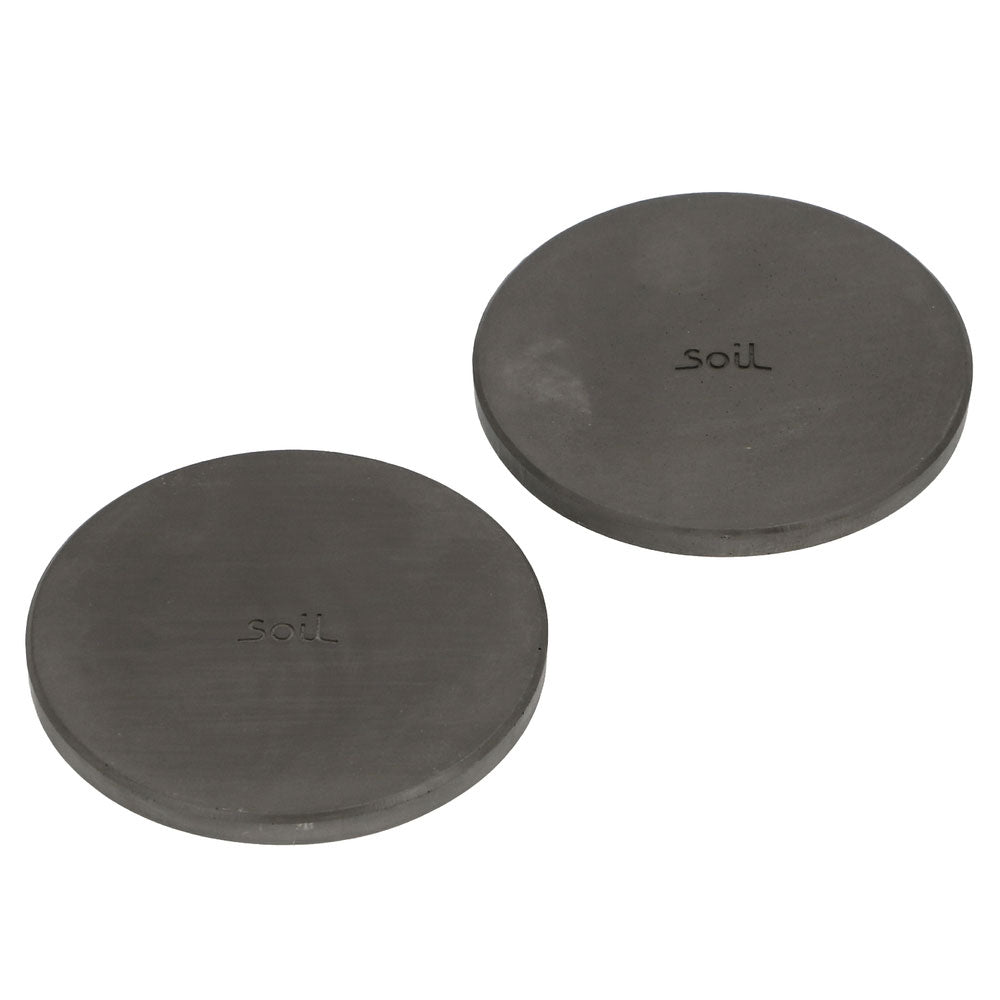 ノーブランド No Brand soil ソイル COASTER large circle square,circle/まる_ブラック