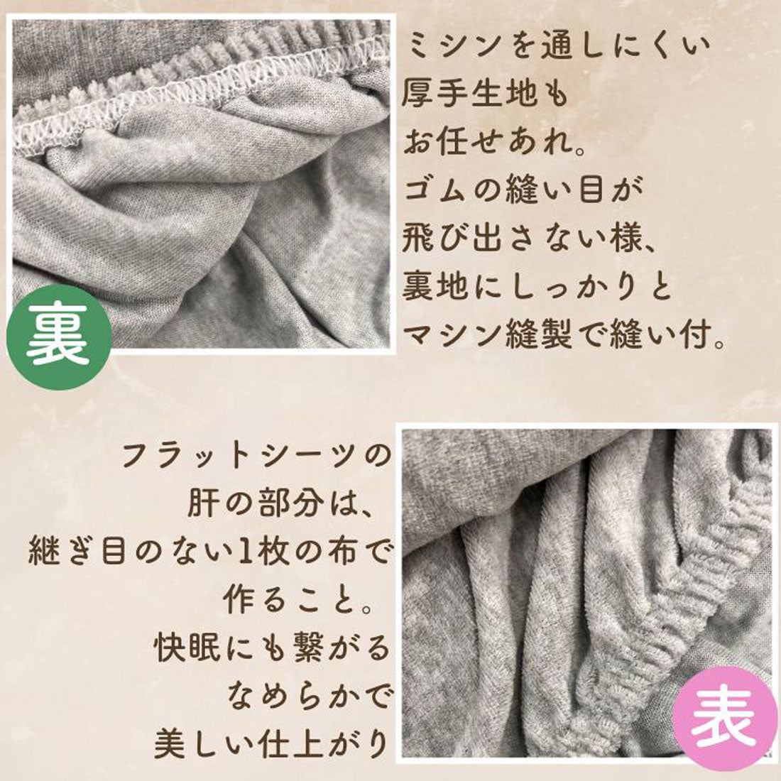 バックヤードファミリー BACKYARD FAMILY ボックスシーツ ダブル （杢グレー） 杢グレー