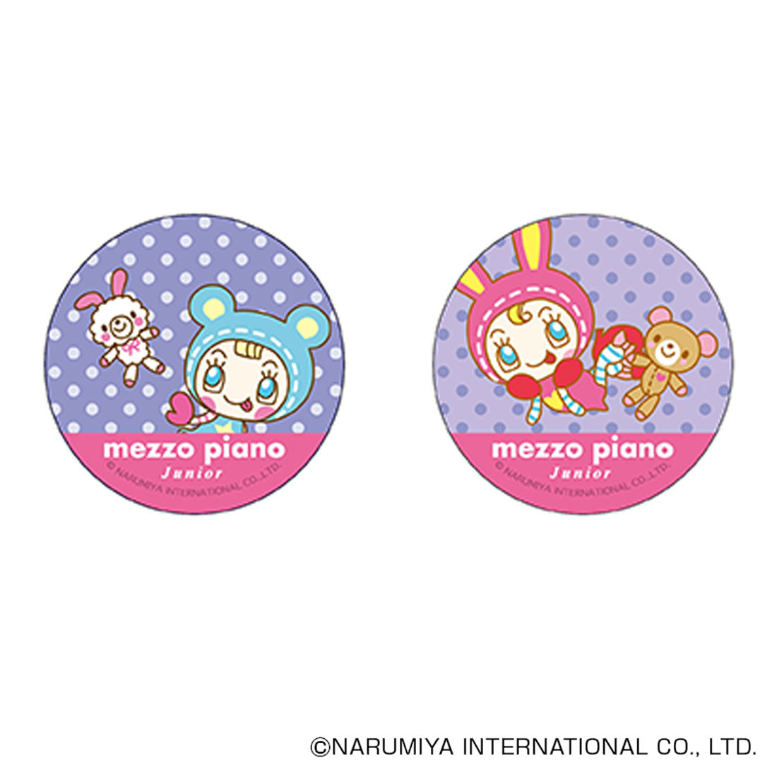 バックヤードファミリー BACKYARD FAMILY ナルミヤキャラクターズ まじかる百貨店缶バッジ （メゾピアノ） メゾピアノ
