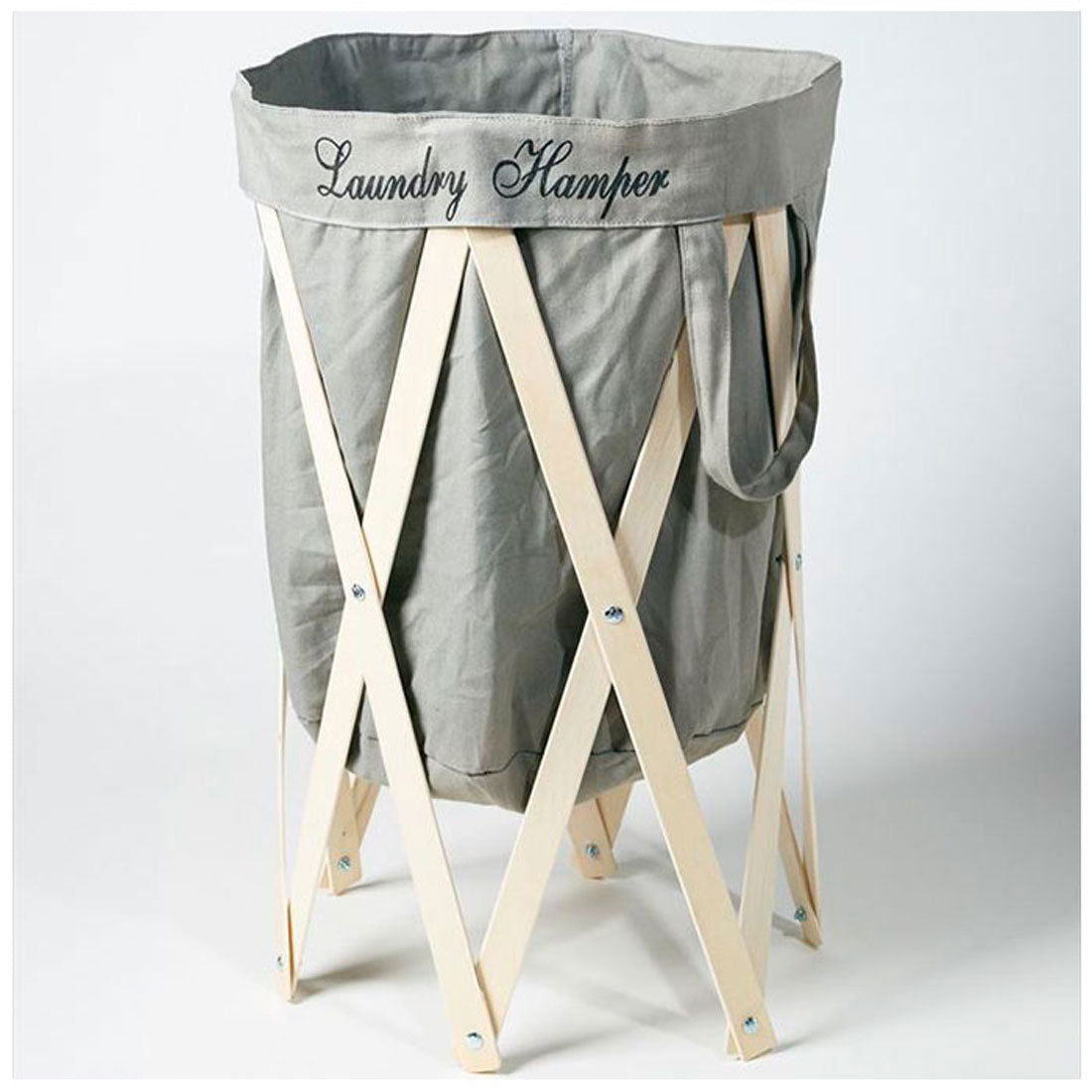 バックヤードファミリー BACKYARD FAMILY ランドリーハンパー （アイボリーxナチュラル） アイボリーxナチュラル