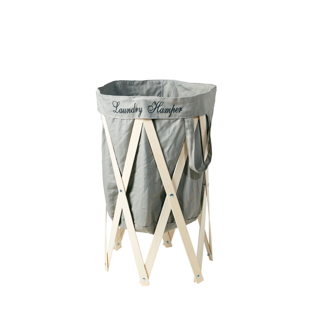 バックヤードファミリー BACKYARD FAMILY ランドリーハンパー （グレーxナチュラル） グレーxナチュラル